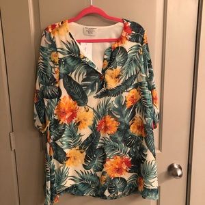 New With Tags Floral midi dress